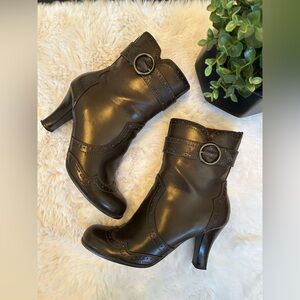 Mudd 90’s Y2K Chunky Heal Elsa Boots Brown Size 8.5